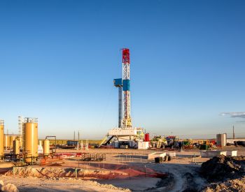 Getty Images 484490828 fracking drill rig